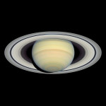 Saturno e i suoi anelli  - Calendario astronomico dell'avvento