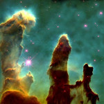 I pilastri della creazione nella nebulosa dell'Aquila - Calendario astronomico dell'avvento