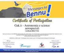 Manda il tuo nome nello spazio, sulla missione OSIRIS-REx!