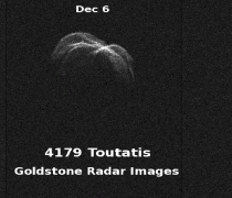 Il passaggio ravvicinato dell’asteroide Toutatis